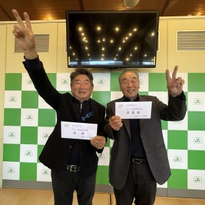 ポイント俱楽部選手権_優勝：上野様、準優勝：水野様